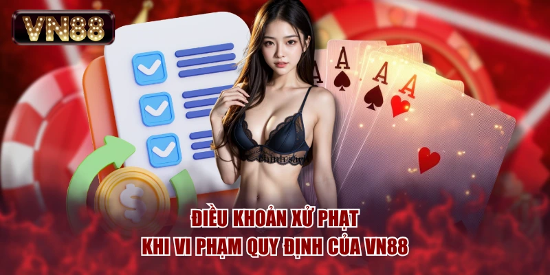 Điều khoản xử phạt khi vi phạm quy định của VN88 