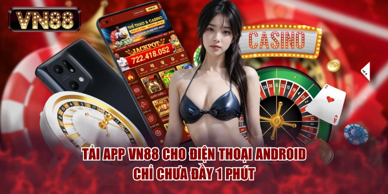 Tải app VN88 cho điện thoại Android chỉ chưa đầy 1 phút
